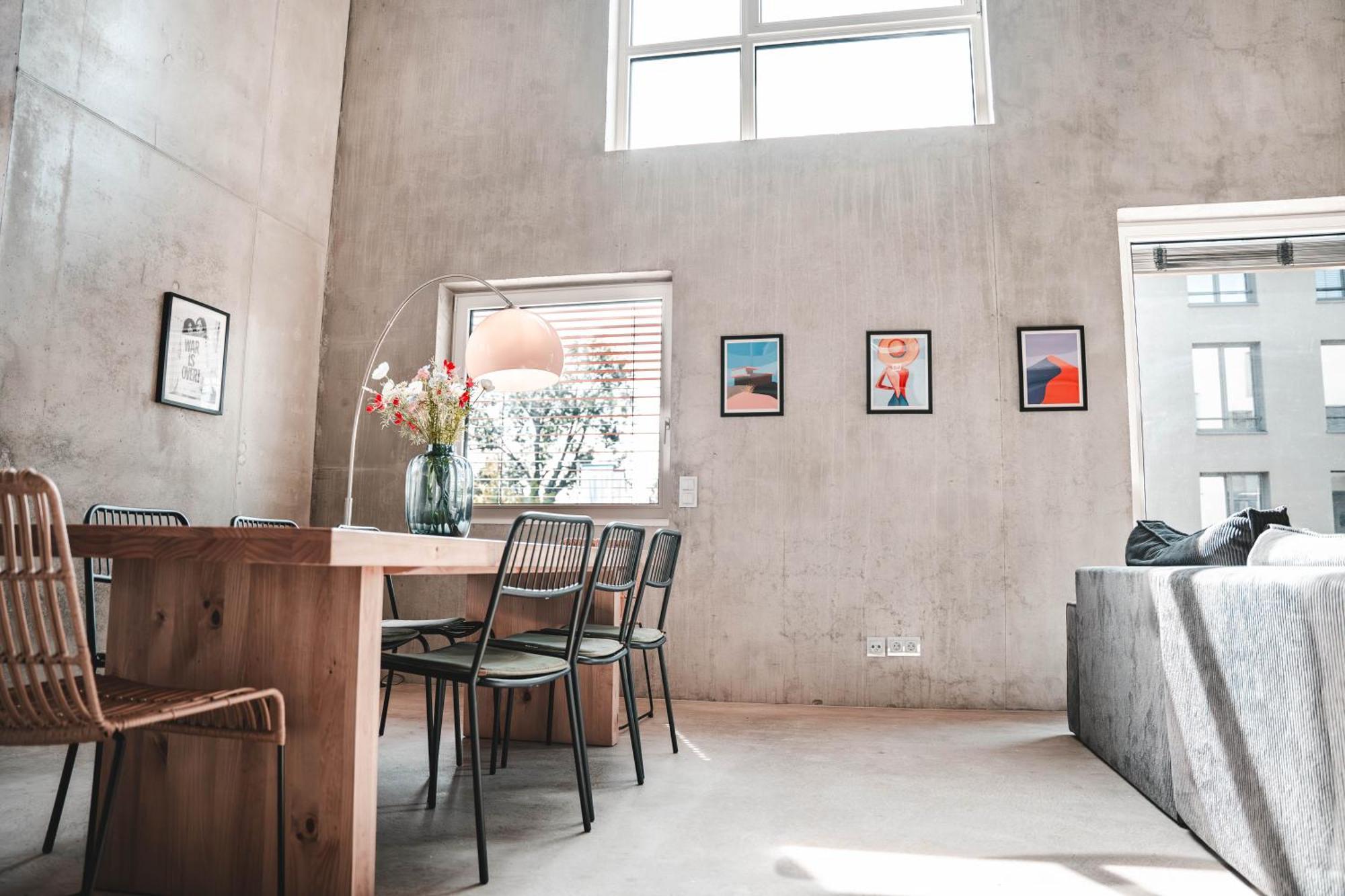 Апартаменты Sunset Club - Loft - 155 M2 Sichtbeton - Zentral Мемминген Экстерьер фото